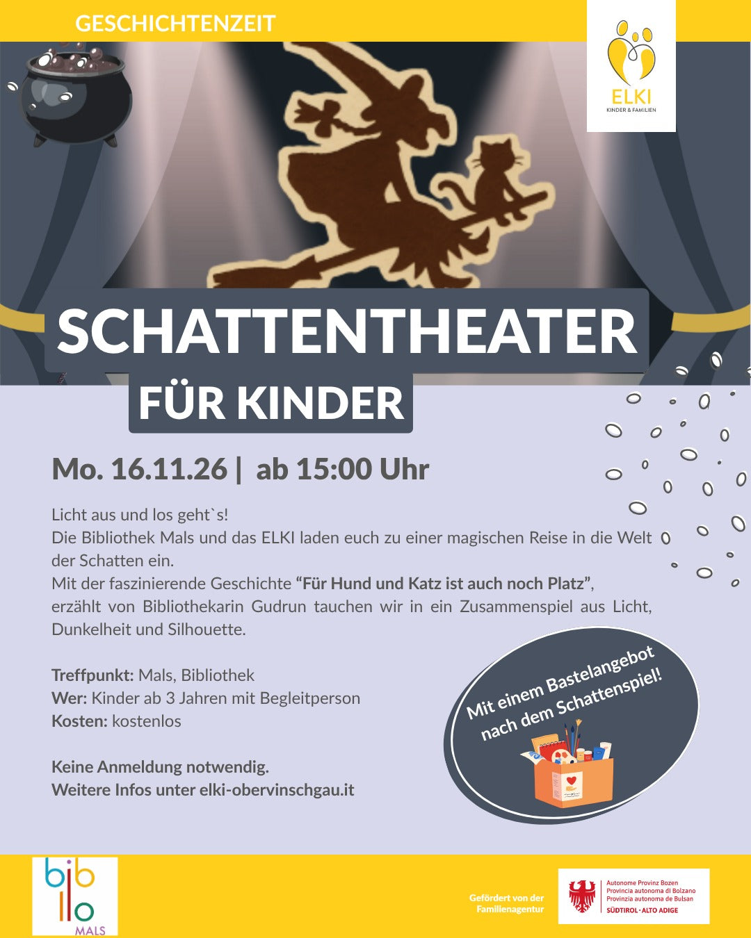 Schattentheater für Kinder
